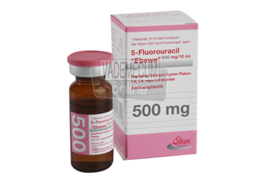 5 Fluorouracil Ebewe 500 Mg 10 Ml Enj. Icin Coz. Iceren 1 Flakon 26797
