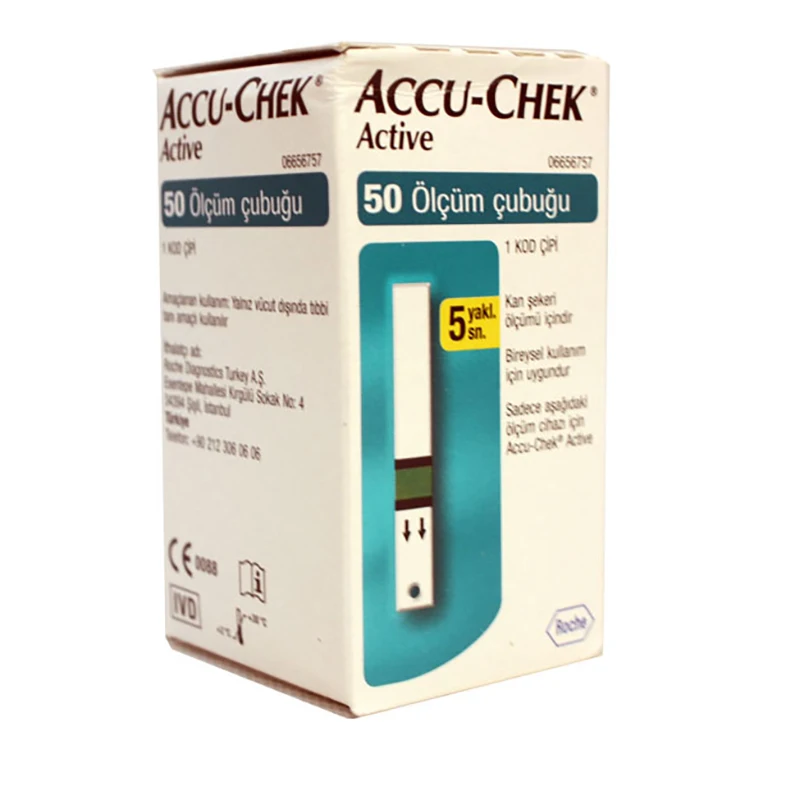 Accu-Chek Acti̇ve 50 Olcum Cubugu 1 Accu Chek Active 50 Olcum Cubugu 26820