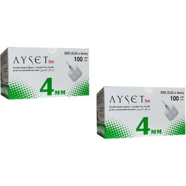 Accu-Fine 4 Mm Kalem İğne 100 Adet 0,23 Mm (32 G) X 4 Mm 1 Accu Fine 4Mm Kalem Igne 100 Adet 023Mm 32G X 4Mm 19168