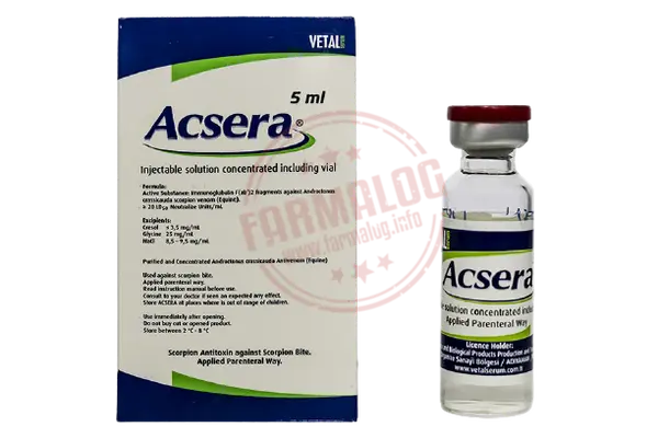 Acsera 5 Ml Enjeksiyonluk Çözelti Konsantresi İçeren Flakon 1 Acsera 5 Ml Enjeksiyonluk Cozelti Konsantresi Iceren Flakon 26860