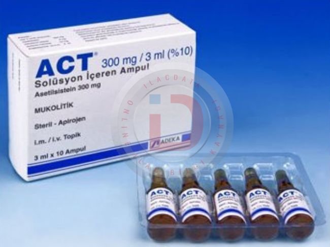 Act 300Mg 3Ml Enjeksiyonluk Cozelti 10 Ampul 26865