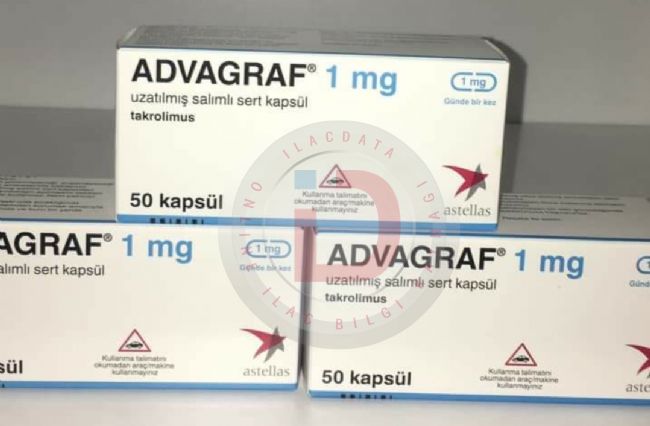 Advagraf 1 Mg 50 Uzatilmis Salimli 50 Sert Kapsul 1 Advagraf 1 Mg 50 Uzatilmis Salimli 50 Sert Kapsul 19230