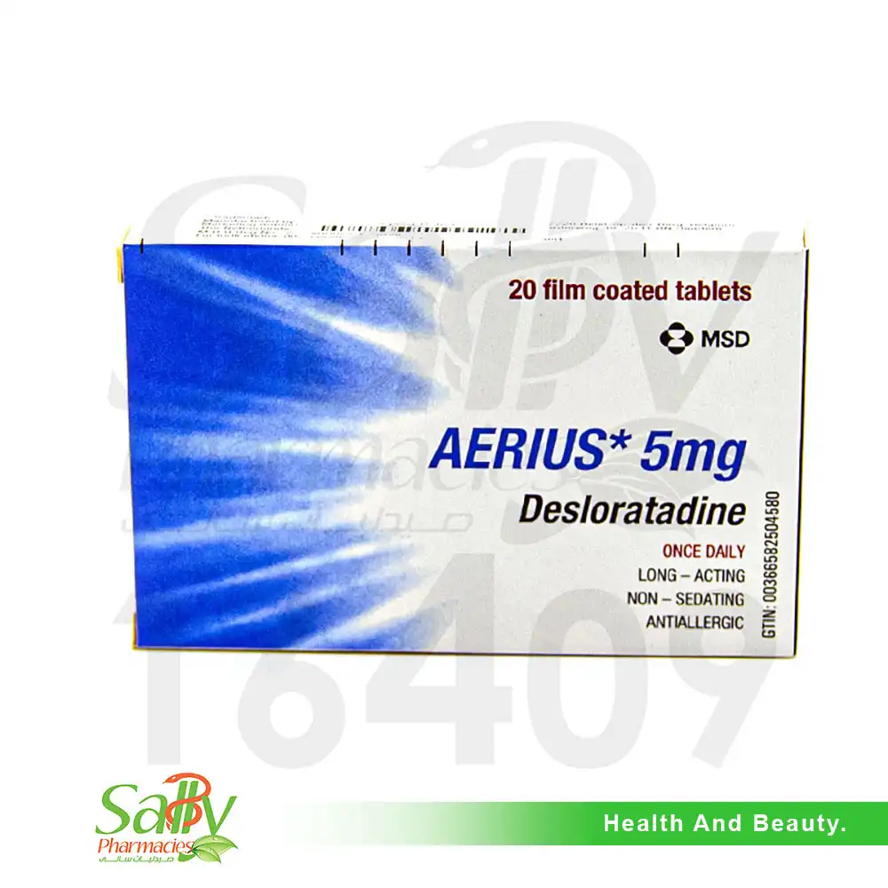 Aerius 5 Mg 20 Film Tablet 26965