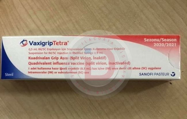 Agrippal 2,5 Ml Im/Sc Enj.icin Sus.iceren Kul.hazir Enjektor 1 Agrippal 25 Ml Im Sc Enj.icin Sus.iceren Kul.hazir Enjektor 26990