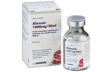 Alexan 1000 Mg 20 Ml Iv Sc 1 Int. Enj. Inf. Icin Coz. Iceren 1 Flakon 19333
