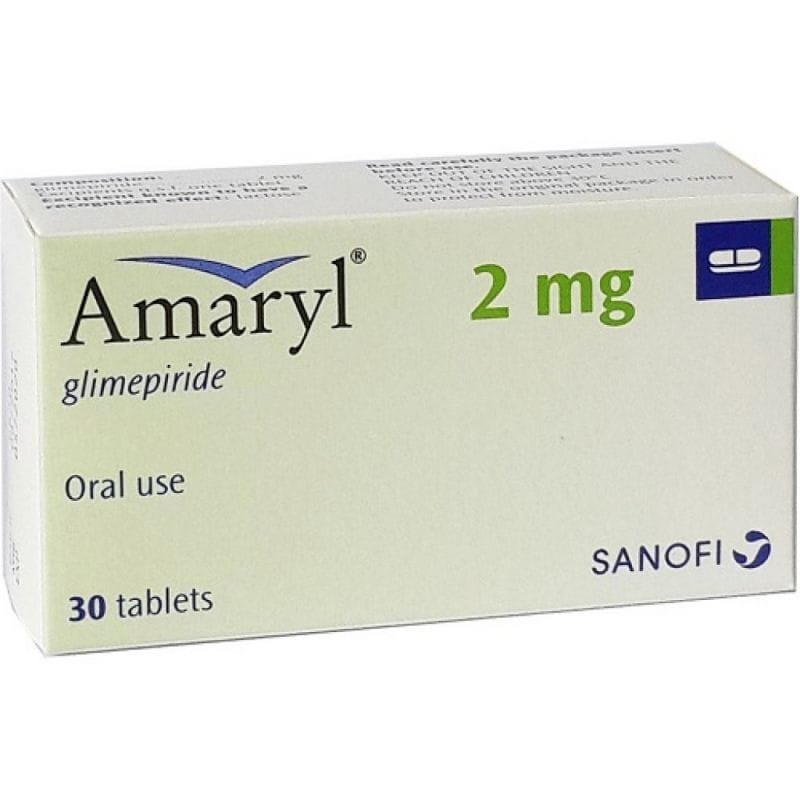 Amaryl 2 Mg 30 Tablet 1 Amaryl 2 Mg 30 Tablet 19412