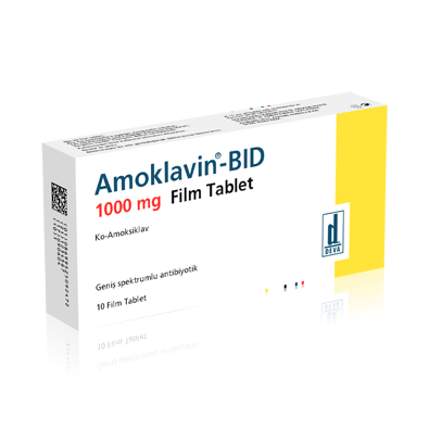Amoksilav Bid 1000 Mg 10 Film Tablet 27236