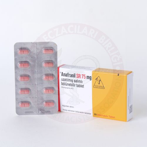 Anafranil Sr 75 Mg Uzatilmis Salimli Bolunebilir 20 Tablet 1 Anafranil Sr 75 Mg Uzatilmis Salimli Bolunebilir 20 Tablet 19452