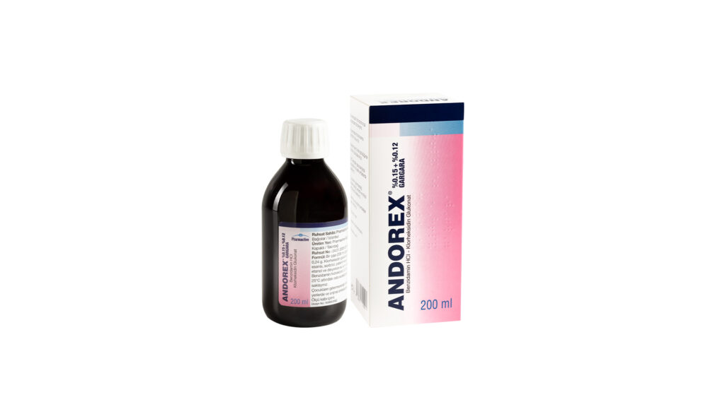 Andorex %0.15+%0.12 Gargara (200 Ml) 1 Andorex 0.150.12 Gargara 200 Ml 19460