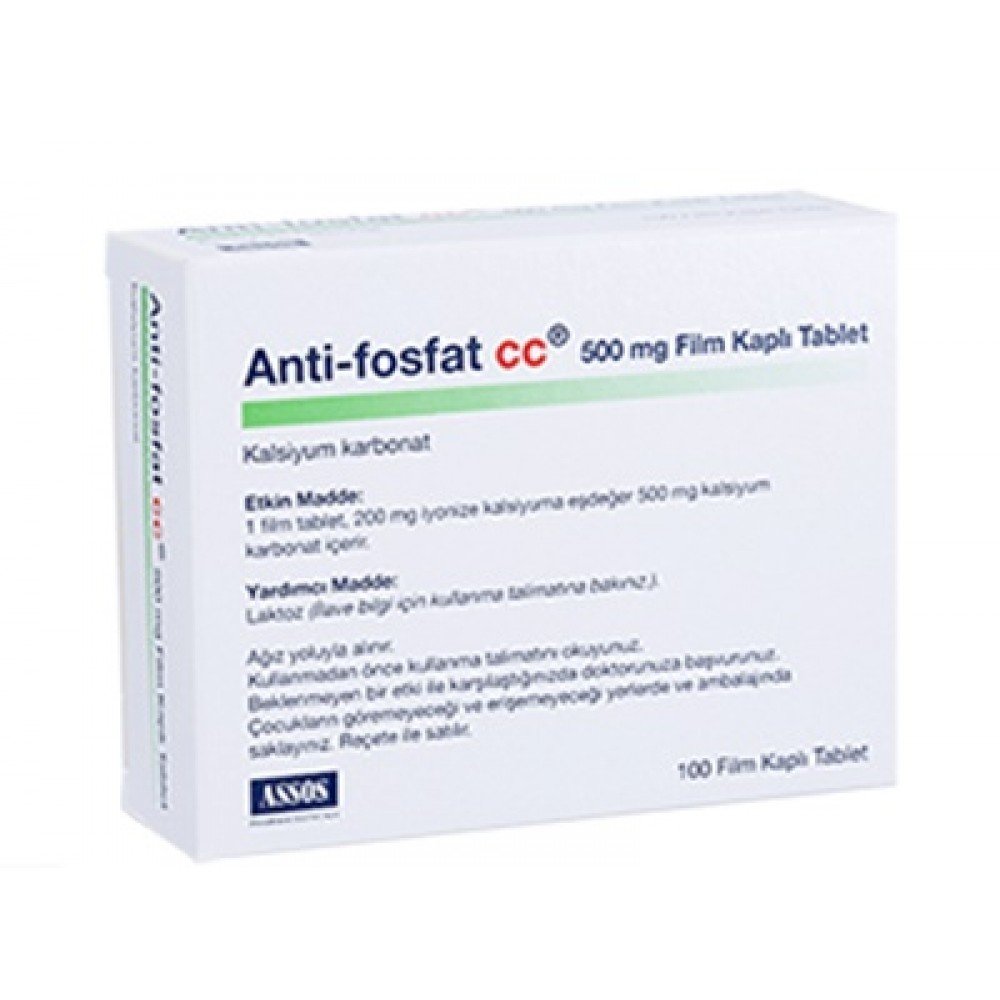 Anti-Fosfat Cc 500 Mg 100 Tablet 1 Anti Fosfat Cc 500 Mg 100 Tablet 19495