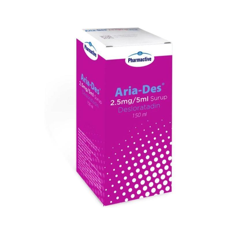 Aria-Des 2,5 Mg/5 Ml 150 Ml Şurup 1 Aria Des 25 Mg 5 Ml 150 Ml Surup 27391