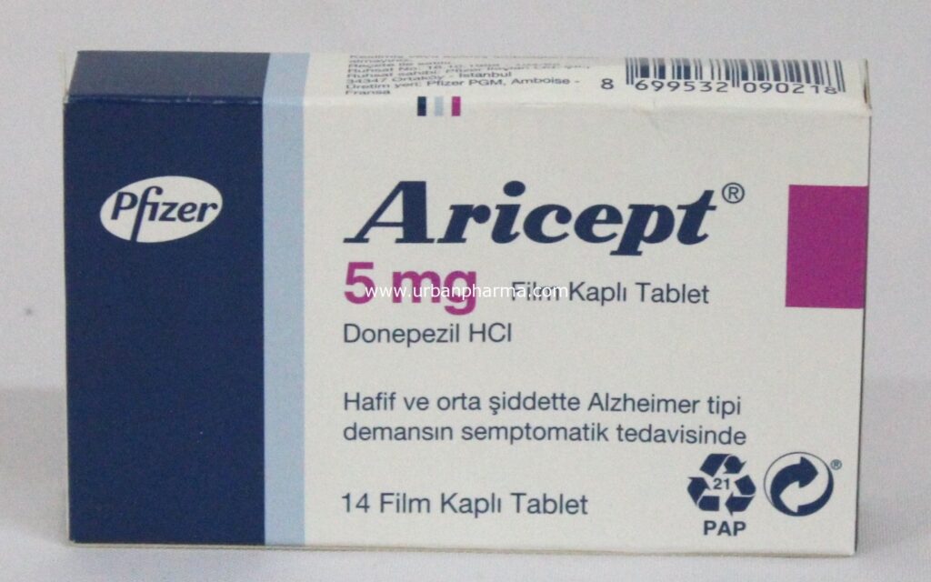 Aricept 5 Mg Film Kapli Tablet (14 Tablet) 1 Aricept 5 Mg Film Kapli Tablet 14 Tablet 19567