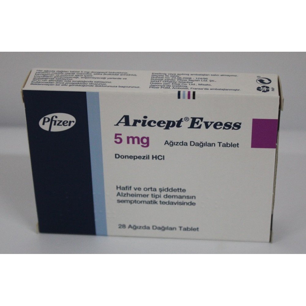 Aricept Evess 5 Mg 28 Agizda Dagilan Tablet 27396