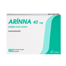 Arinna 20 Mg 14 Enterik Kapli Tablet 27401