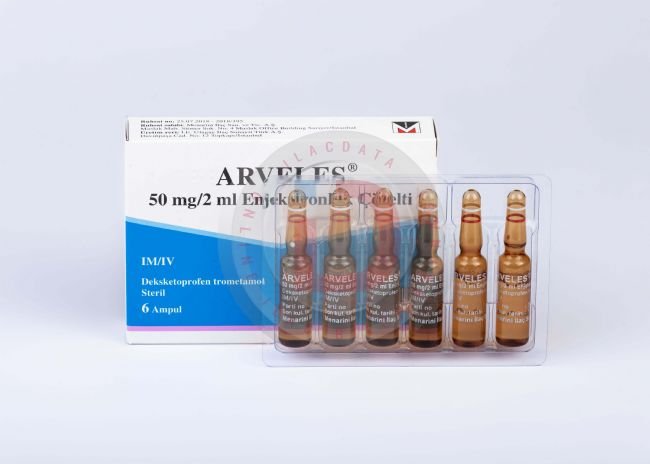 Arveles 50 Mg/ 2 Ml Enjektabl Çözelti İçeren 10 Ampul 1 Arveles 50 Mg 2 Ml Enjektabl Cozelti Iceren 10 Ampul 27441