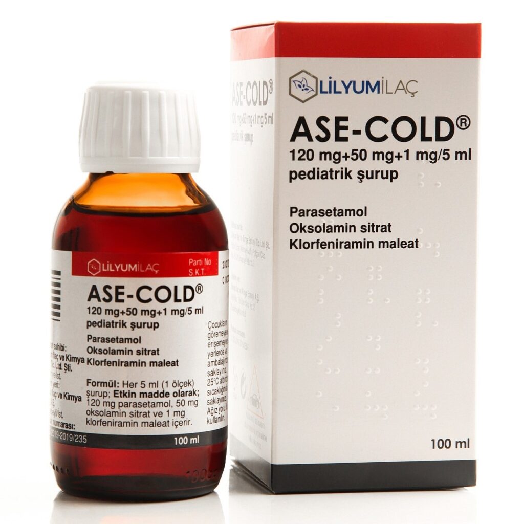 Ase-Cold 120 Mg + 50 Mg + 1 Mg / 5 Ml Pediatrik Şurup (100 Ml) 1 Ase Cold 120 Mg 50 Mg 1 Mg 5 Ml Pediatrik Surup 100 Ml 19618