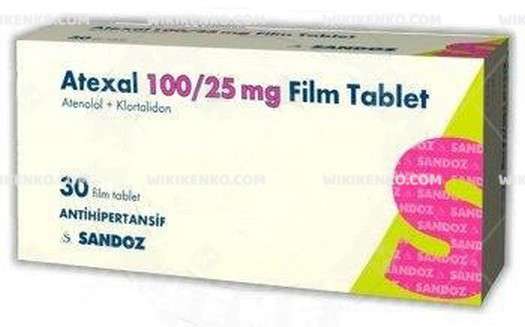 Atexal 100 Mg 25 Mg 30 Film Tablet 27539