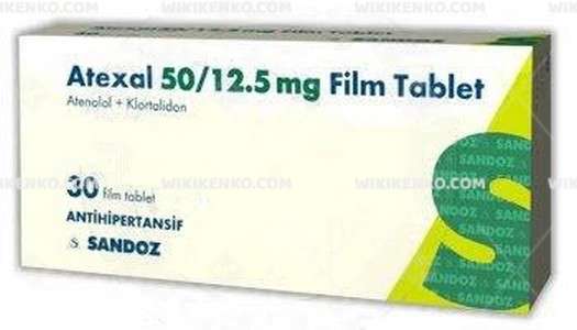 Atexal 50 Mg/12,5 Mg 30 Film Tablet 1 Atexal 50 Mg 125 Mg 30 Film Tablet 27540