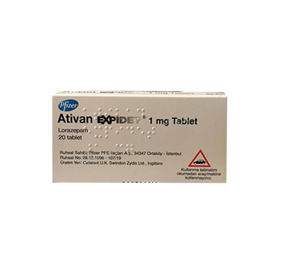 Ativan Expidet 2,5 Mg 20 Tablet 1 Ativan Expidet 25 Mg 20 Tablet 27545