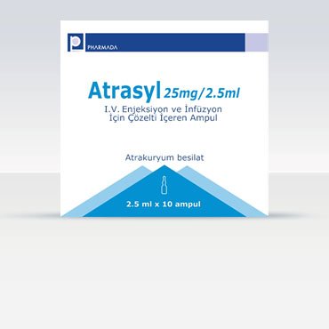 Atrasyl 25 Mg 25 Ml Iv Enjeksiyon Ve Infuzyon Icin Cozelti Iceren 10 Ampul 27553