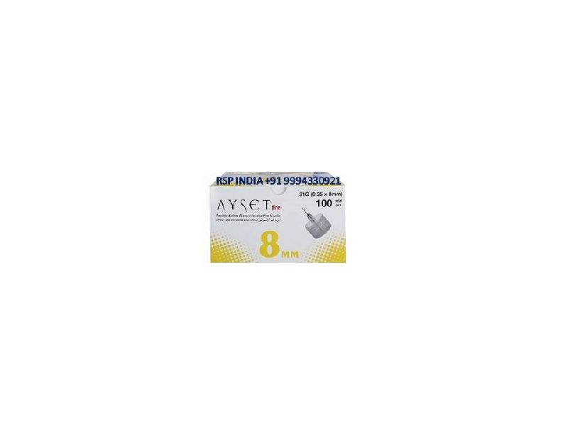 Aysetfine Insulin Kalem Ignesi 31G 0.25X8Mm 1 Aysetfine Insulin Kalem Ignesi 31G 0.25X8Mm 19728