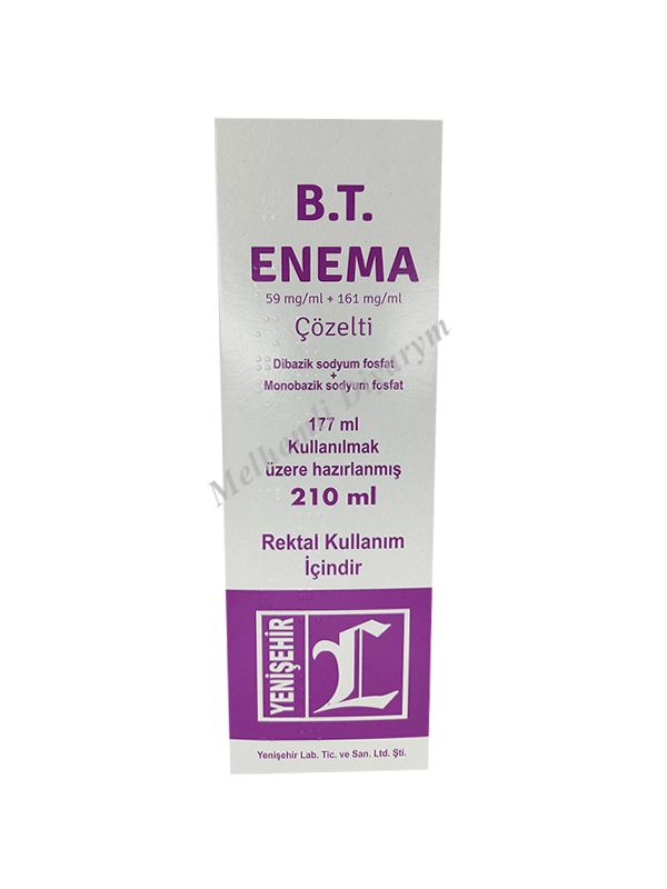 B.t. Enema Çözelti (210 Ml) 1 B.t. Enema Cozelti 210 Ml 19759