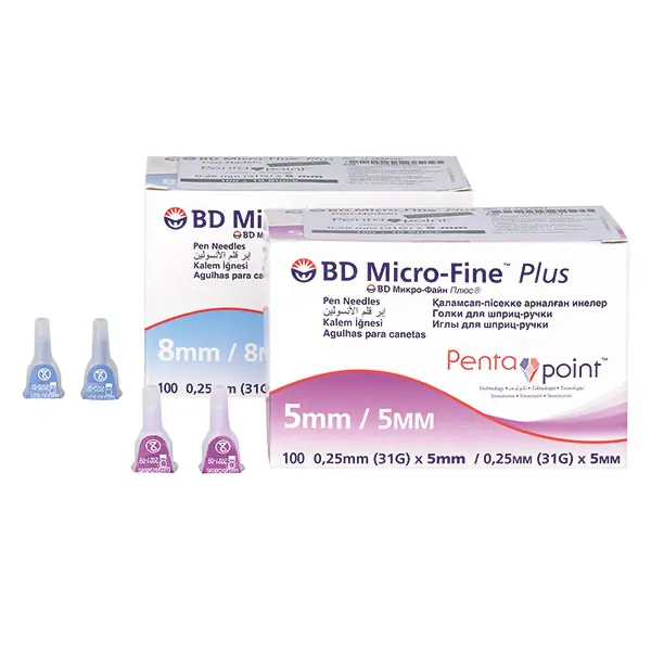 Bd Micro-Fine Plus Kalem İğnesi Pentapoint 5 Mm 0,25 Mm (31 G) X 5 Mm 1 Bd Micro Fine Plus Kalem Ignesi Pentapoint 5Mm 025Mm 31G X 5Mm 19833