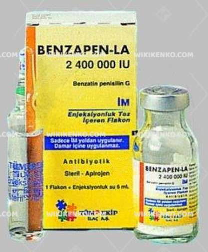 Benzapen-La 1,2 Iu 1 Flakon 1 Benzapen La 12 Iu 1 Flakon 27743