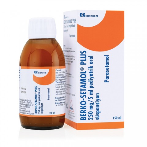 Berko-Setamol Plus 250 Mg/5 Ml Oral Süspansiyon (150 Ml) 1 Berko Setamol Plus 250 Mg 5 Ml Oral Suspansiyon 150 Ml 27766