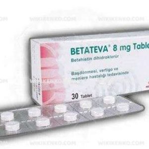 Betateva 8 Mg 30 Tablet 1 Betateva 8 Mg 30 Tablet 27776