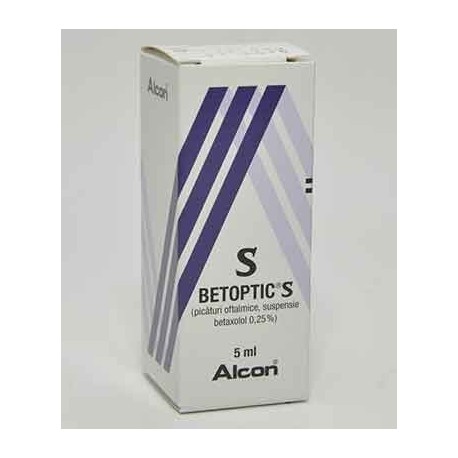 Betoptic-S 0,25 Mg 5 Ml Oft.sol. 1 Betoptic S 025 Mg 5 Ml Oft.sol . 27780