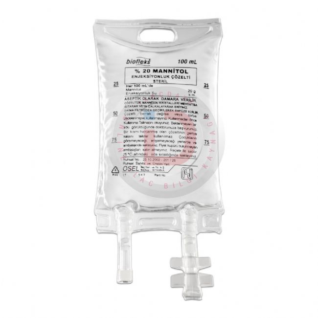 Biofleks Mannitol Enjektabl Solusyonu 100 Ml Setsiz 1 Biofleks Mannitol Enjektabl Solusyonu 100 Ml Setsiz 20001