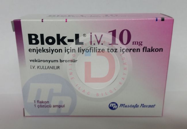 Blok-L 10 Mg Iv Enjeksiyon İçin Liyofilize Toz İçeren 1 Flakon+ 1 Çözücü 1 Blok L 10 Mg Iv Enjeksiyon Icin Liyofilize Toz Iceren 1 Flakon 1 Cozucu 27906