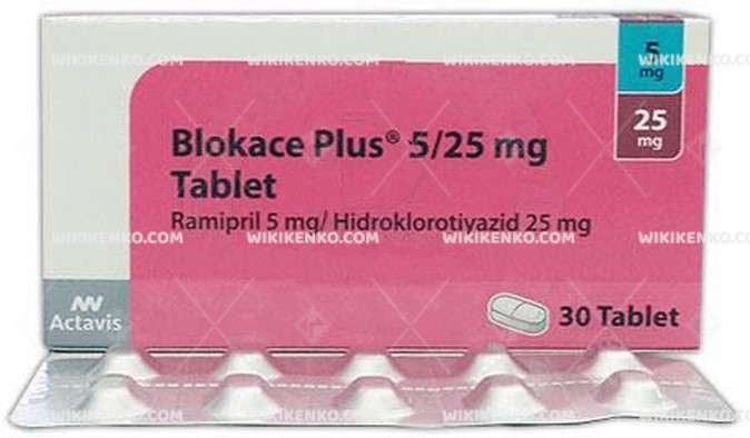 Blokace Plus 5 Mg/25 Mg 30 Tablet 1 Blokace Plus 5Mg 25Mg 30 Tablet 27905