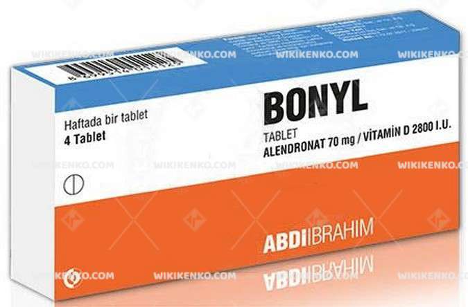 Bonyl 70 Mg 2800 Iu 4 Tablet 27937
