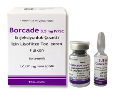 Borcade 3,5 Mg Iv/Sc Enjeksiyonluk Çözelti Hazırlamak İçin Liyofilize Toz (1 Flakon) 1 Borcade 35 Mg Iv Sc Enjeksiyonluk Cozelti Hazirlamak Icin Liyofilize Toz 1 Flakon 20107