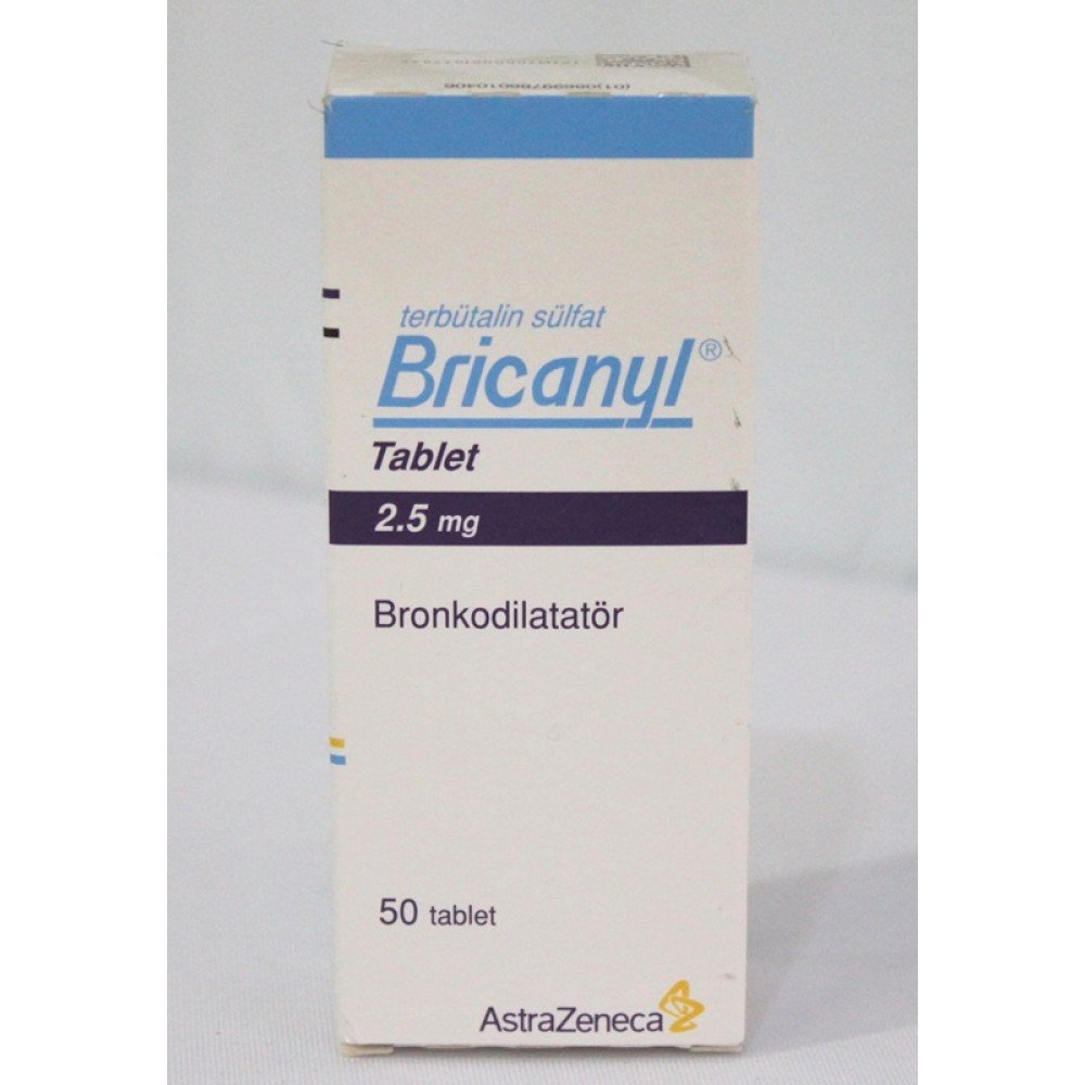 Bricanyl 25 Mg 50 Tablet 27947