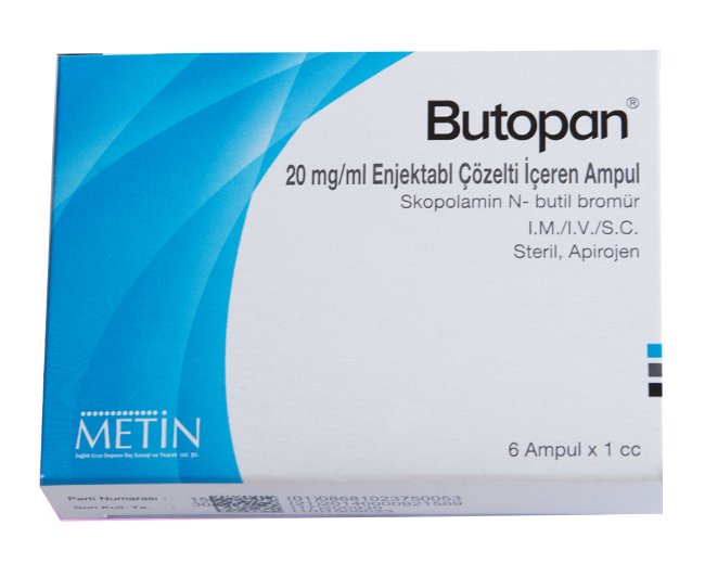 Butopan 20 Mg Ml Enjektabl Coz. Iceren 6 Ampul 20179