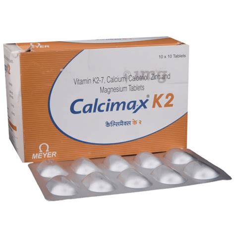Calcimax K 1000Mg/880Iu/65Mcg Efervesan Tablet (40 Efervesan Tablet) 1 Calcimax K 1000Mg 880Iu 65Mcg Efervesan Tablet 40 Efervesan Tablet 20208