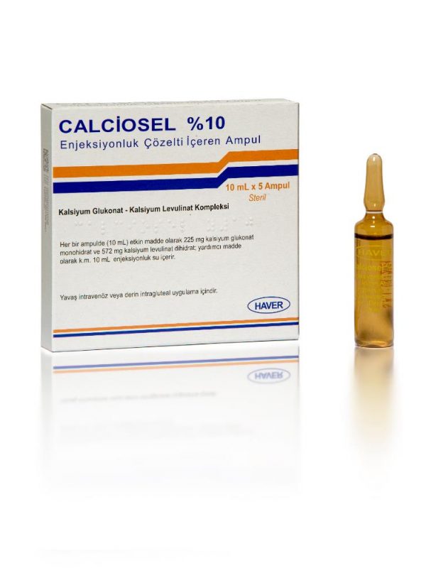 Calciosel Enjeksiyonluk Cozelti Iceren Ampul (10 Ml 5 Ampul) 1 Calciosel Enjeksiyonluk Cozelti Iceren Ampul 10 Ml 5 Ampul 20212