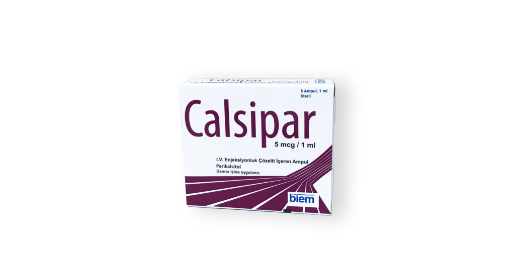 Calsipar 5 Mcg/Ml Enjeksiyonluk Cozelti Iceren Ampul (5 Ampul) 1 Calsipar 5 Mcg Ml Enjeksiyonluk Cozelti Iceren Ampul 5 Ampul 28084