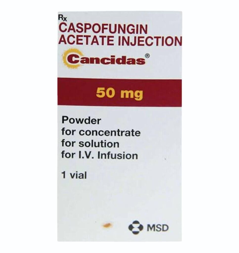 Cancidas 50 Mg 1 Flakon 1 Cancidas 50 Mg 1 Flakon 28092