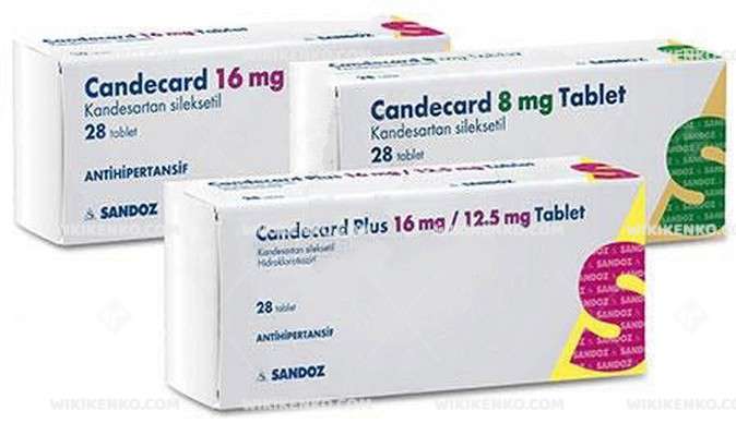 Candecard Plus 16 Mg/12,5 Mg 28 Tablet 1 Candecard Plus 16 Mg 125 Mg 28 Tablet 20230