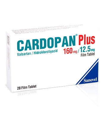 Cardopan Plus 160 /12,5 Mg 28 Film Tablet 1 Cardopan Plus 160 125 Mg 28 Film Tablet 20291