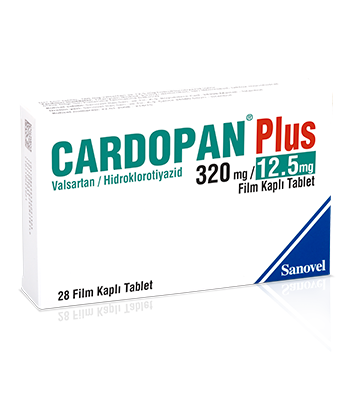 Cardopan Plus 320/12,5 Mg 28 Fi̇lm Kapli Tablet 1 Cardopan Plus 320 125 Mg 28 Film Kapli Tablet 20293