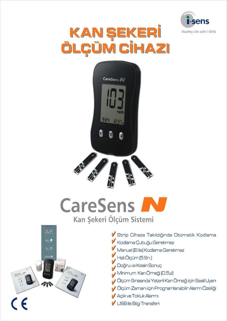 Caresens N Glukometre Seker Olcum Cihazi 28182