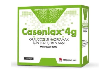 Casenlax 4 G Oral Cozelti Hazirlamak Icin Toz Iceren Sase (20 Sase) 1 Casenlax 4 G Oral Cozelti Hazirlamak Icin Toz Iceren Sase 20 Sase 20312