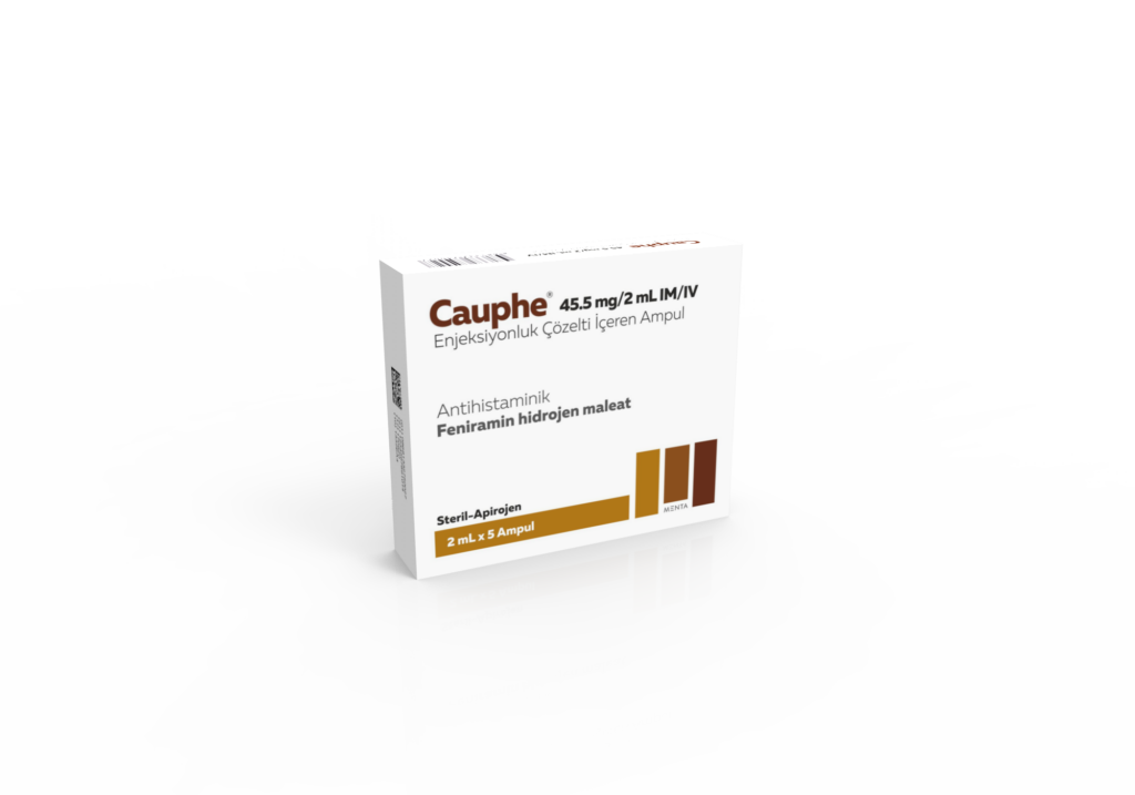 Cauphe 45,5 Mg/2 Ml Im/Iv Enj. Çöz. İçeren Ampul 1 Cauphe 455 Mg 2 Ml Im Iv Enj. Coz. Iceren Ampul 28204