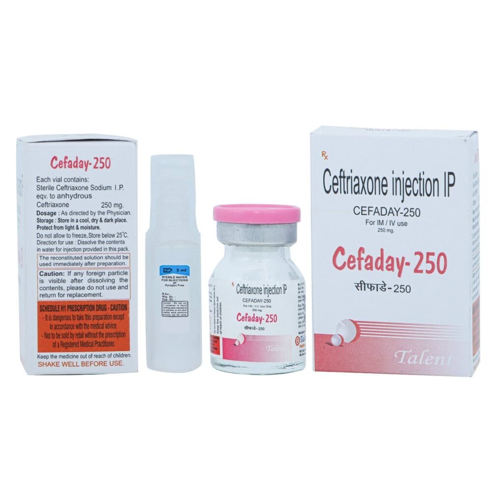 Cefaday Iv 250 Mg 1 Flakon 28230