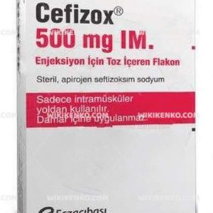 Cefizox 500 Mg Im Iv Enj. Icin Toz Iceren Flakon 28266